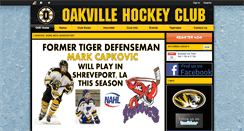 Desktop Screenshot of oakvillehockey.org